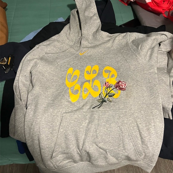 OVO Other - OVO Gray Hoodie with Yellow and Pink Design